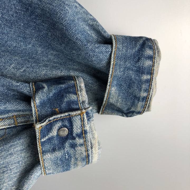90'S Levi's 70507-0214 denim jacket, denim jacket, made in USA, men's size S, vintage cotton blue type Vintage Second Hand