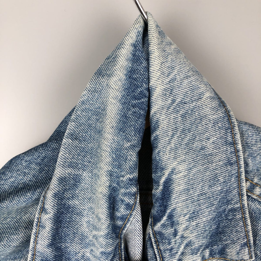 90'S Levi's 70507-0214 denim jacket, denim jacket, made in USA, men's size S, vintage cotton blue type Vintage Second Hand
