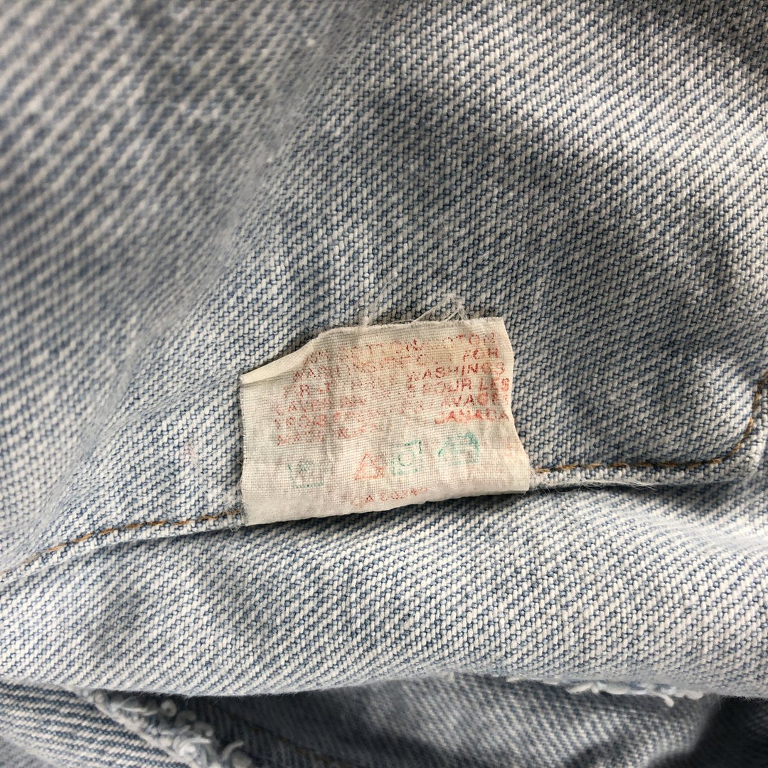 90'S Levi's 75432-0210 Denim Jacket, Men's Size L, Vintage cotton blue type Vintage Second Hand