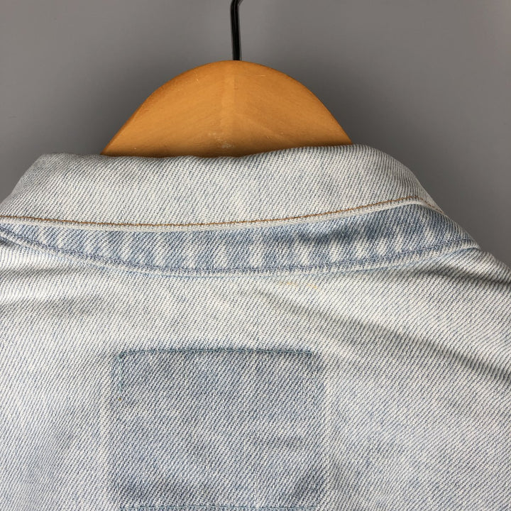 90'S Levi's 75432-0210 Denim Jacket, Men's Size L, Vintage cotton blue type Vintage Second Hand