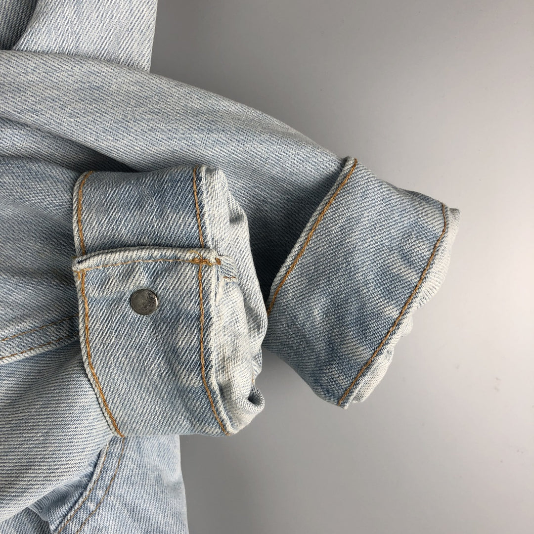 90'S Levi's 75432-0210 Denim Jacket, Men's Size L, Vintage cotton blue type Vintage Second Hand