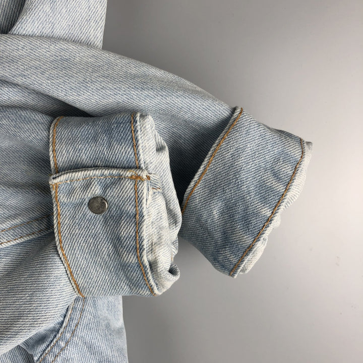 90'S Levi's 75432-0210 Denim Jacket, Men's Size L, Vintage cotton blue type Vintage Second Hand