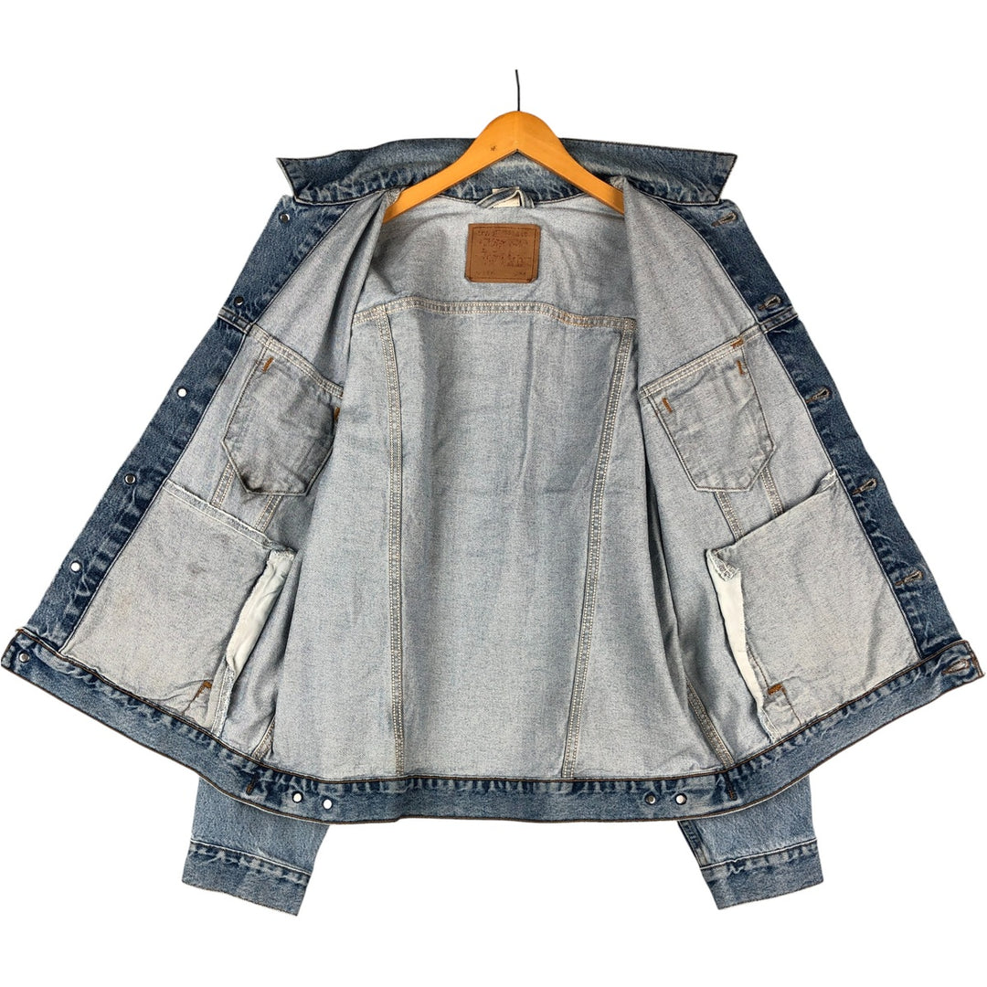 90'S Levi's denim jacket, denim jacket, men's size L, vintage cotton blue type Vintage Second Hand