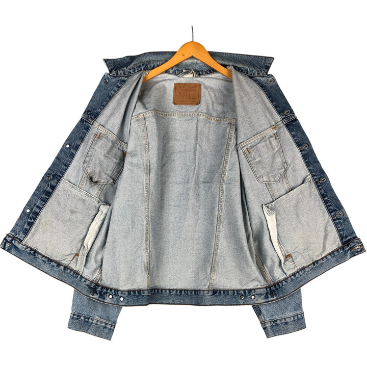 90'S Levi's denim jacket, denim jacket, men's size L, vintage cotton blue type Vintage Second Hand