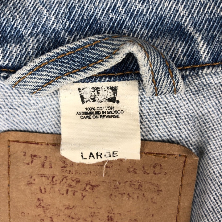 90'S Levi's denim jacket, denim jacket, men's size L, vintage cotton blue type Vintage Second Hand