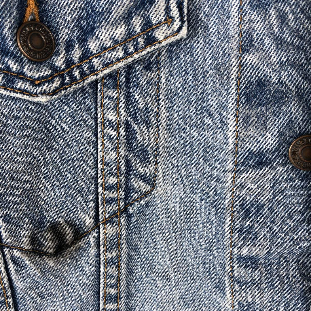 90'S Levi's denim jacket, denim jacket, men's size L, vintage cotton blue type Vintage Second Hand