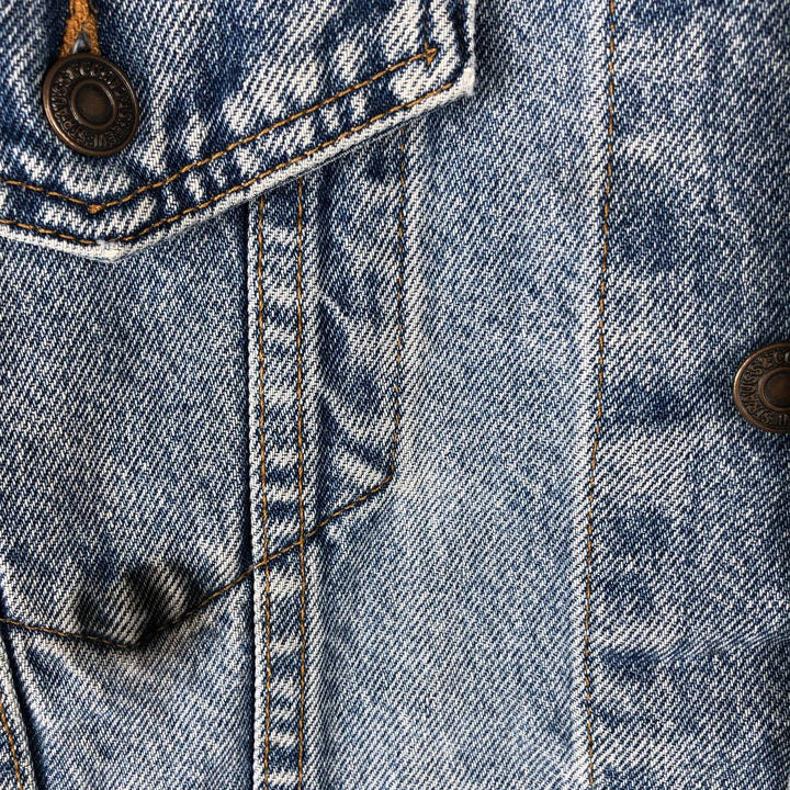 90'S Levi's denim jacket, denim jacket, men's size L, vintage cotton blue type Vintage Second Hand