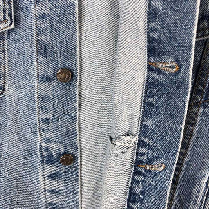 90'S Levi's denim jacket, denim jacket, men's size L, vintage cotton blue type Vintage Second Hand