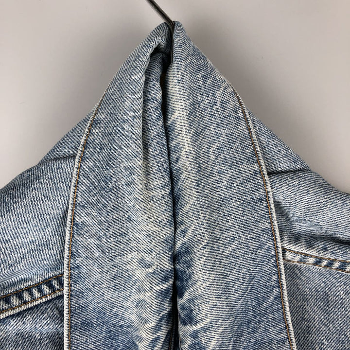90'S Levi's denim jacket, denim jacket, men's size L, vintage cotton blue type Vintage Second Hand