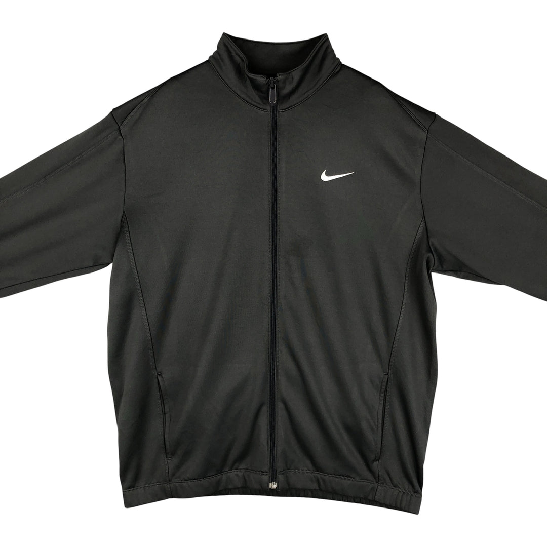 Nike Golf Therma-Fit Track Jacket, Men's Size Medium polyester gray type Vintage Second Hand