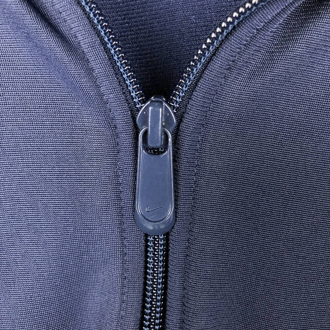 Nike Jersey Track Jacket Men's Size L polyester navy blue type Vintage Second Hand