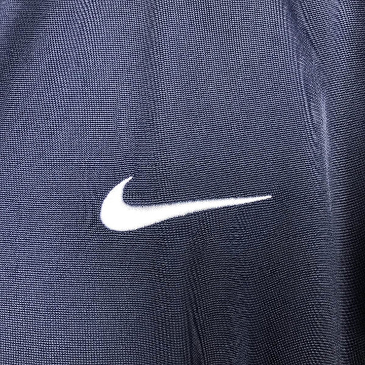 Nike Jersey Track Jacket Men's Size L polyester navy blue type Vintage Second Hand