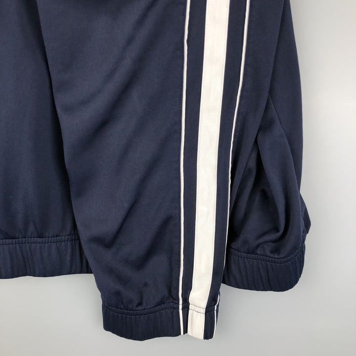 Nike Jersey Track Jacket Men's Size L polyester navy blue type Vintage Second Hand