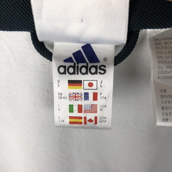 00'S adidas back logo jersey track jacket men's size M polyester white type Vintage Second Hand
