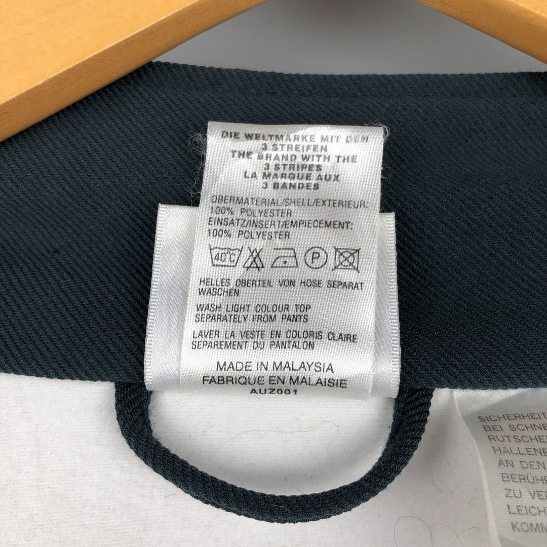 00'S adidas back logo jersey track jacket men's size M polyester white type Vintage Second Hand