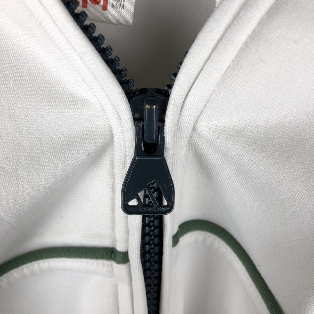 00'S adidas back logo jersey track jacket men's size M polyester white type Vintage Second Hand