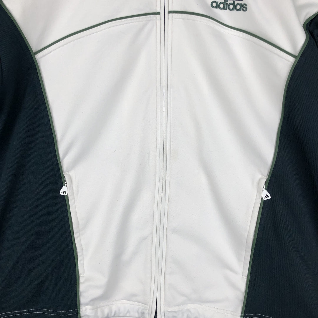 00'S adidas back logo jersey track jacket men's size M polyester white type Vintage Second Hand