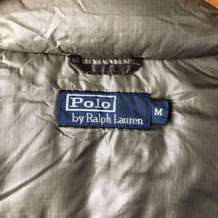 Ralph Lauren POLO by Ralph Lauren ripstop down vest, men's size M Nylon brown type Vintage Second Hand