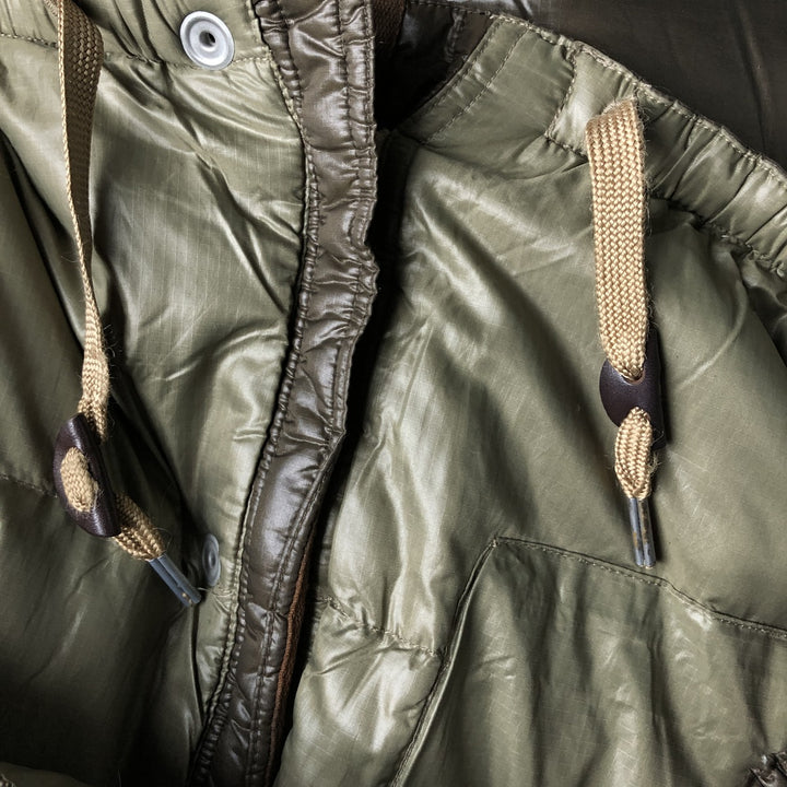 Ralph Lauren POLO by Ralph Lauren ripstop down vest, men's size M Nylon brown type Vintage Second Hand