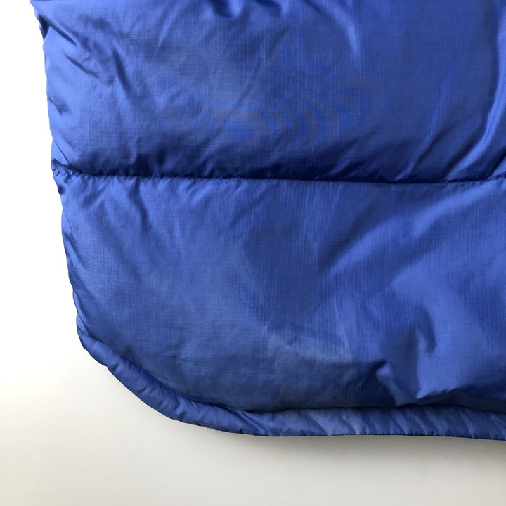 Eddie Bauer Ripstop Goose Down Vest, Men's XL Nylon blue type Vintage Second Hand