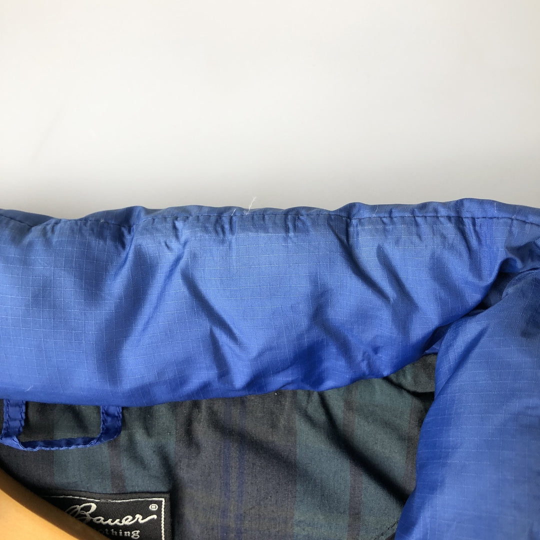 Eddie Bauer Ripstop Goose Down Vest, Men's XL Nylon blue type Vintage Second Hand