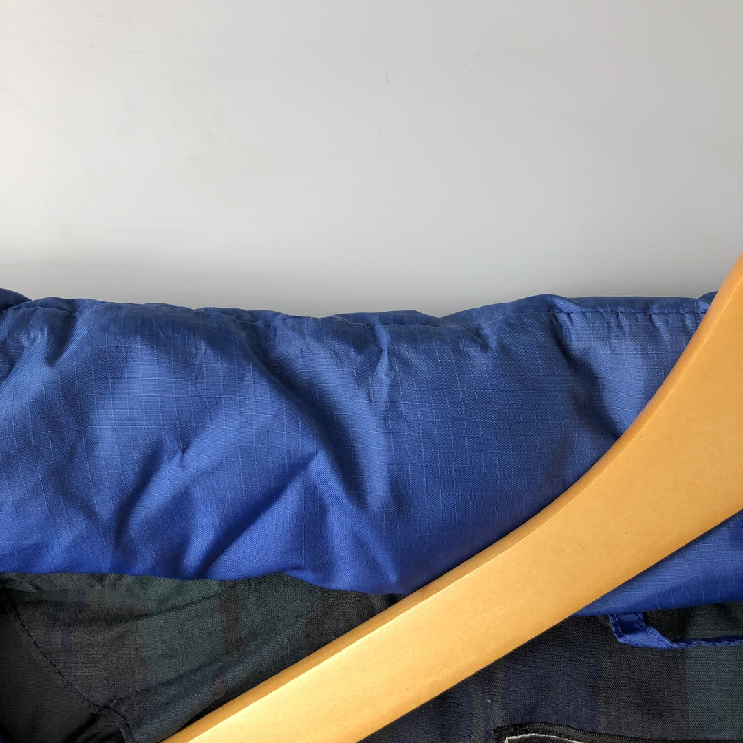 Eddie Bauer Ripstop Goose Down Vest, Men's XL Nylon blue type Vintage Second Hand