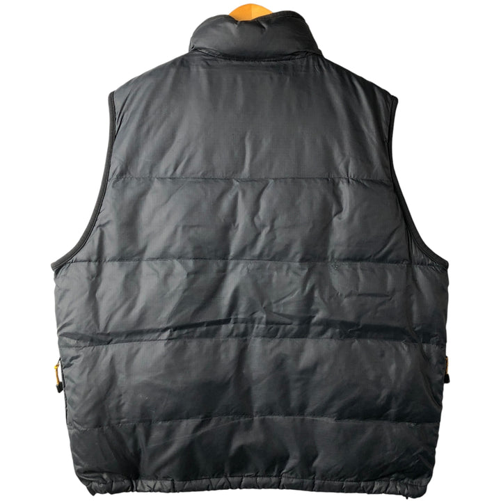 Vintage 90'S Eddie Bauer EBTEK Ripstop Goose Down Vest, Men's Size L Nylon black type Vintage Second Hand