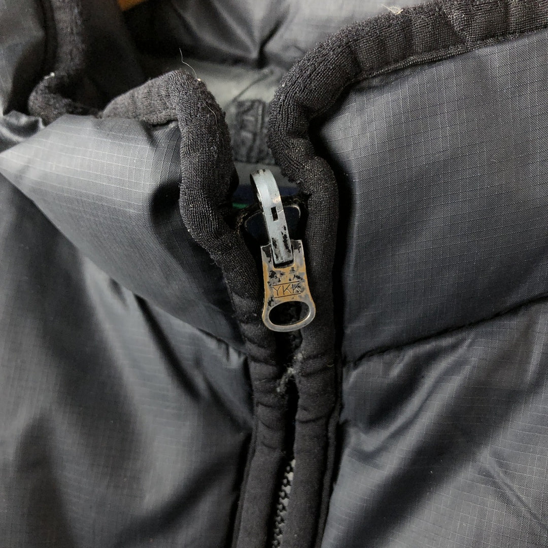 Vintage 90'S Eddie Bauer EBTEK Ripstop Goose Down Vest, Men's Size L Nylon black type Vintage Second Hand