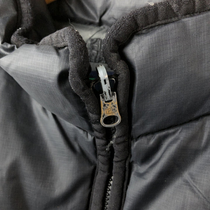 Vintage 90'S Eddie Bauer EBTEK Ripstop Goose Down Vest, Men's Size L Nylon black type Vintage Second Hand