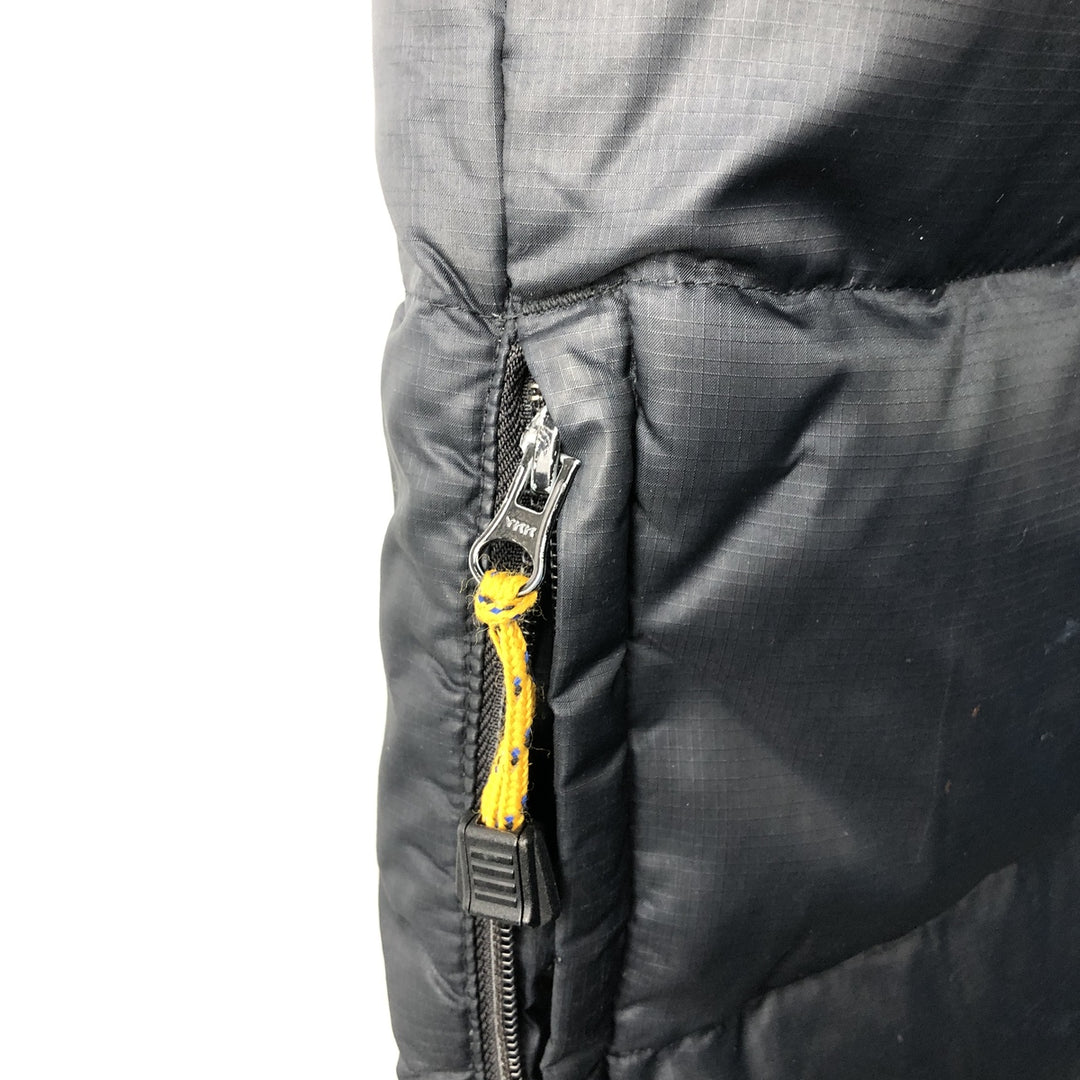 Vintage 90'S Eddie Bauer EBTEK Ripstop Goose Down Vest, Men's Size L Nylon black type Vintage Second Hand