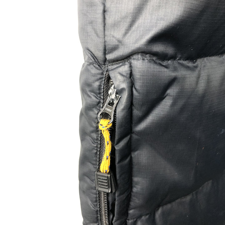 Vintage 90'S Eddie Bauer EBTEK Ripstop Goose Down Vest, Men's Size L Nylon black type Vintage Second Hand