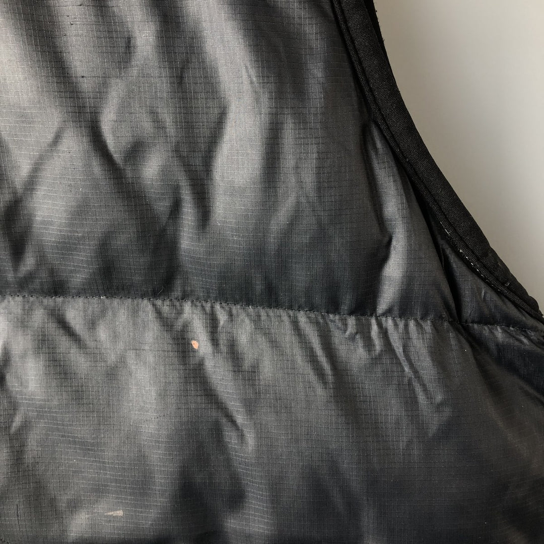 Vintage 90'S Eddie Bauer EBTEK Ripstop Goose Down Vest, Men's Size L Nylon black type Vintage Second Hand