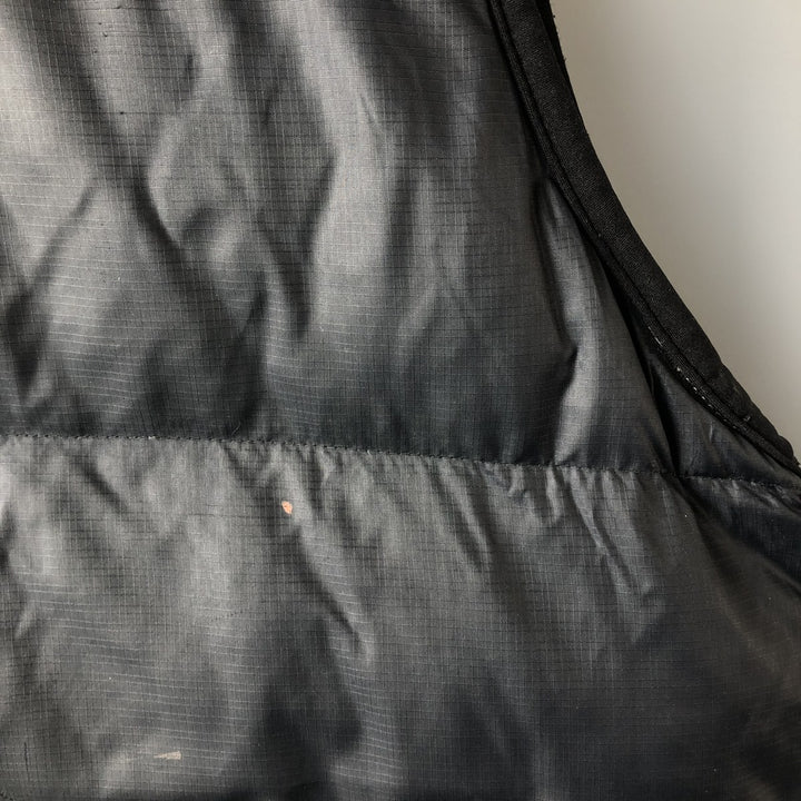 Vintage 90'S Eddie Bauer EBTEK Ripstop Goose Down Vest, Men's Size L Nylon black type Vintage Second Hand