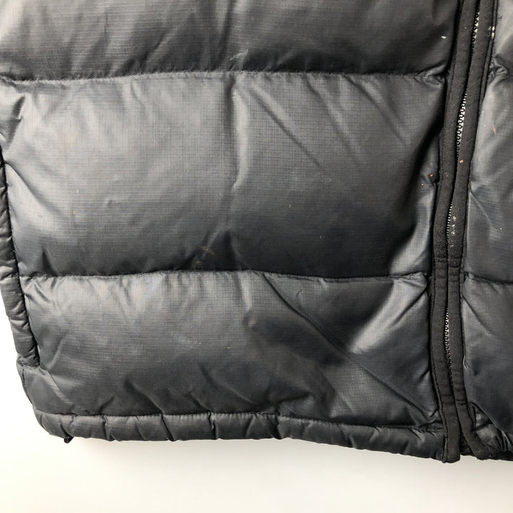 Vintage 90'S Eddie Bauer EBTEK Ripstop Goose Down Vest, Men's Size L Nylon black type Vintage Second Hand