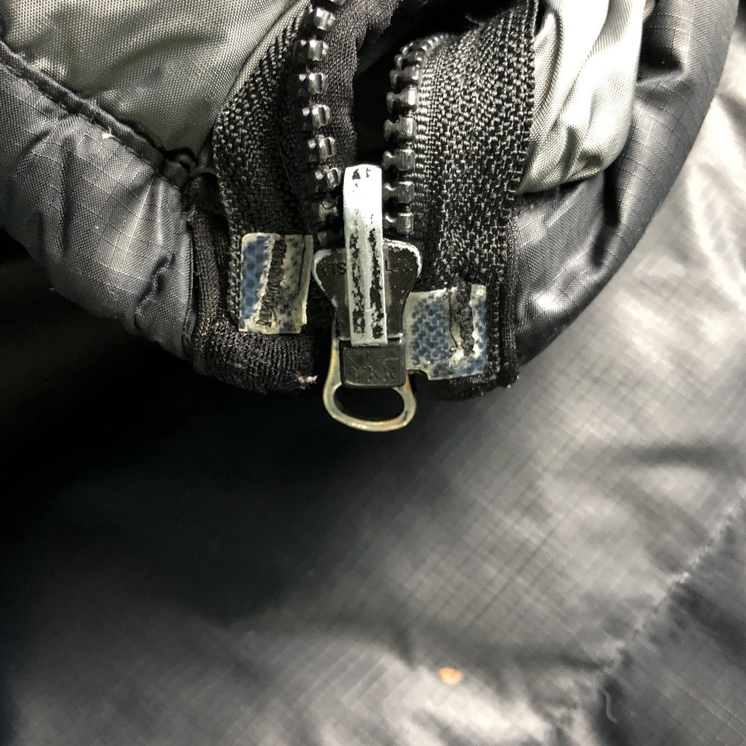 Vintage 90'S Eddie Bauer EBTEK Ripstop Goose Down Vest, Men's Size L Nylon black type Vintage Second Hand