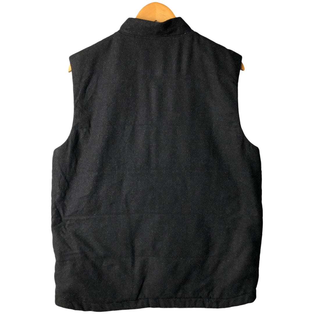 Patagonia Recycled Wool Vest (26970FA17) with Primaloft Padding, Men's Size Medium wool black type Vintage Second Hand