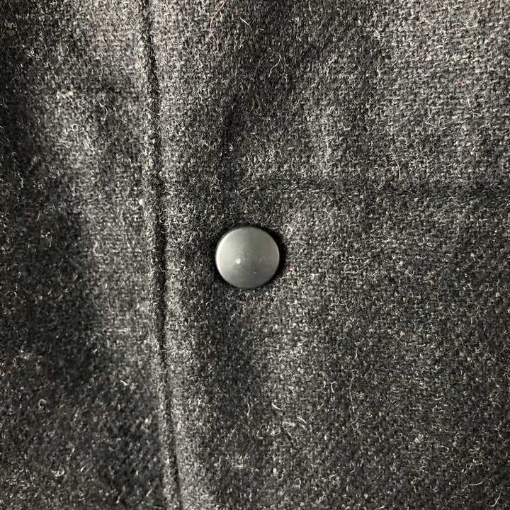 Patagonia Recycled Wool Vest (26970FA17) with Primaloft Padding, Men's Size Medium wool black type Vintage Second Hand