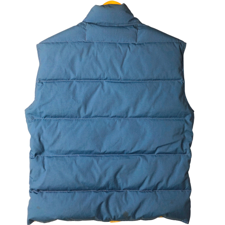 Vintage 1970'S Eddie Bauer black tag goose down vest, size L, men's Goose down (insulation) blue type Vintage Second Hand