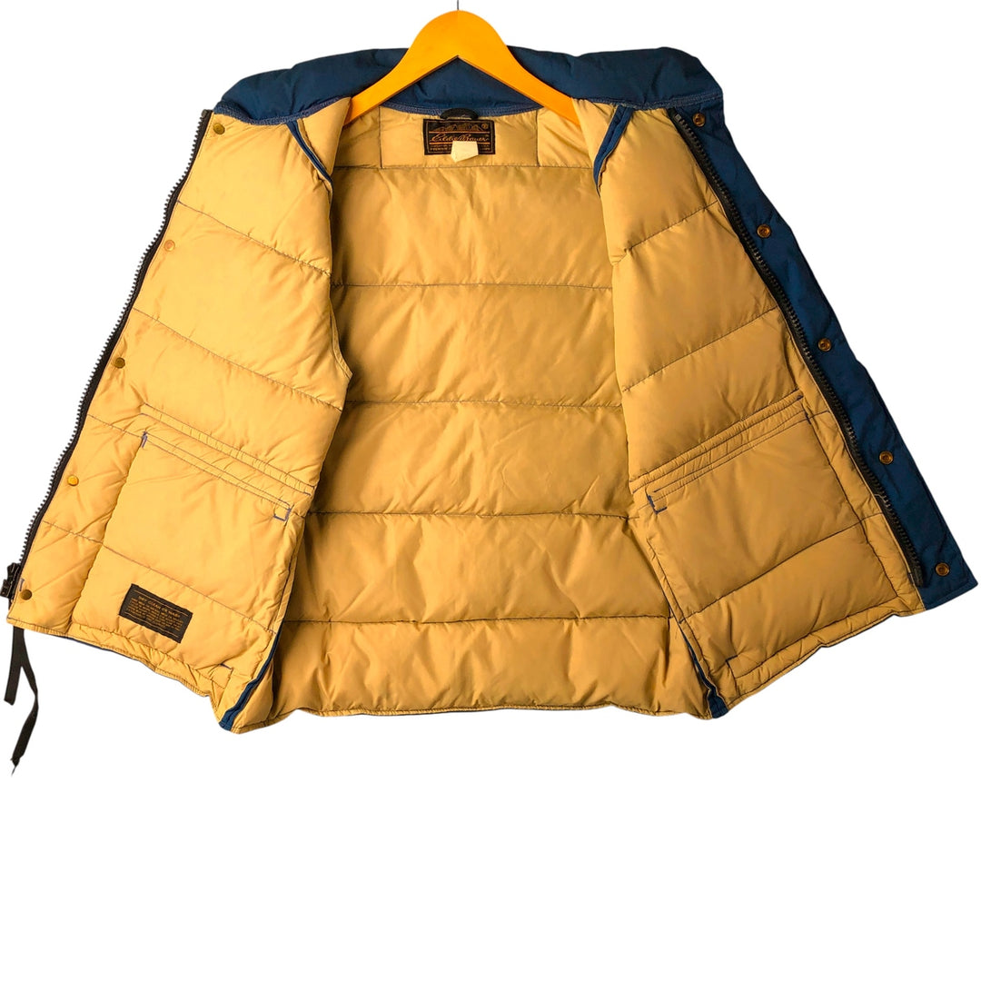 Vintage 1970'S Eddie Bauer black tag goose down vest, size L, men's Goose down (insulation) blue type Vintage Second Hand