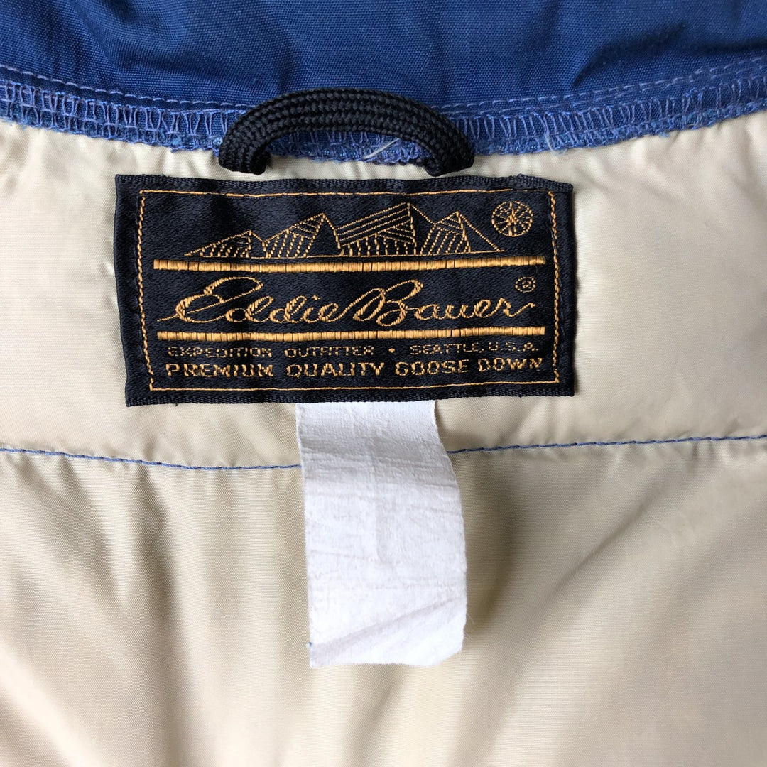 Vintage 1970'S Eddie Bauer black tag goose down vest, size L, men's Goose down (insulation) blue type Vintage Second Hand