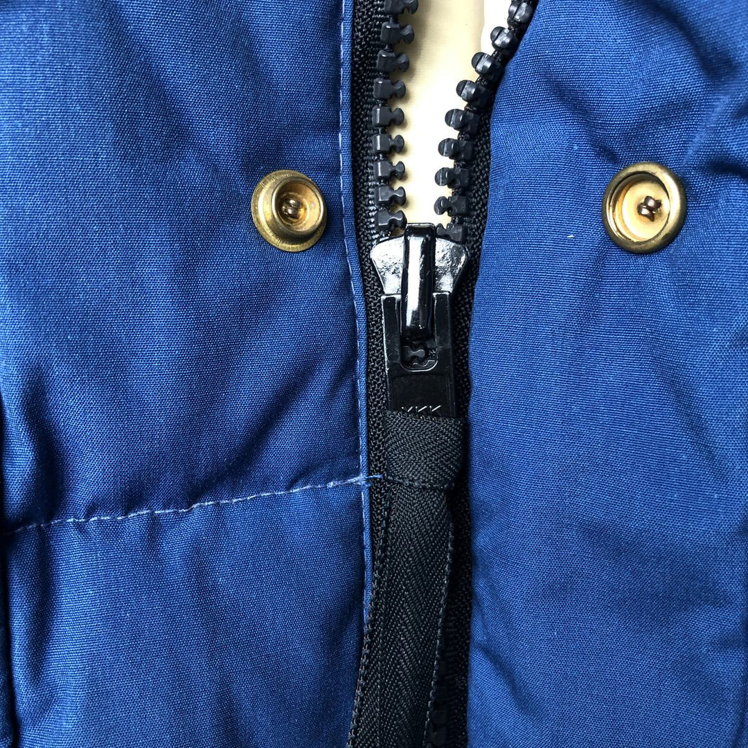 Vintage 1970'S Eddie Bauer black tag goose down vest, size L, men's Goose down (insulation) blue type Vintage Second Hand