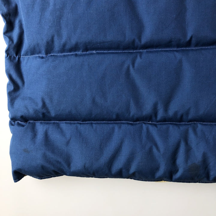 Vintage 1970'S Eddie Bauer black tag goose down vest, size L, men's Goose down (insulation) blue type Vintage Second Hand