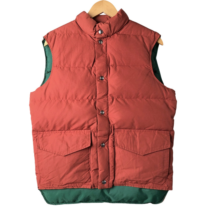 Vintage 1980'S WOOLRICH down vest, size M, men's cotton orange type Vintage Second Hand