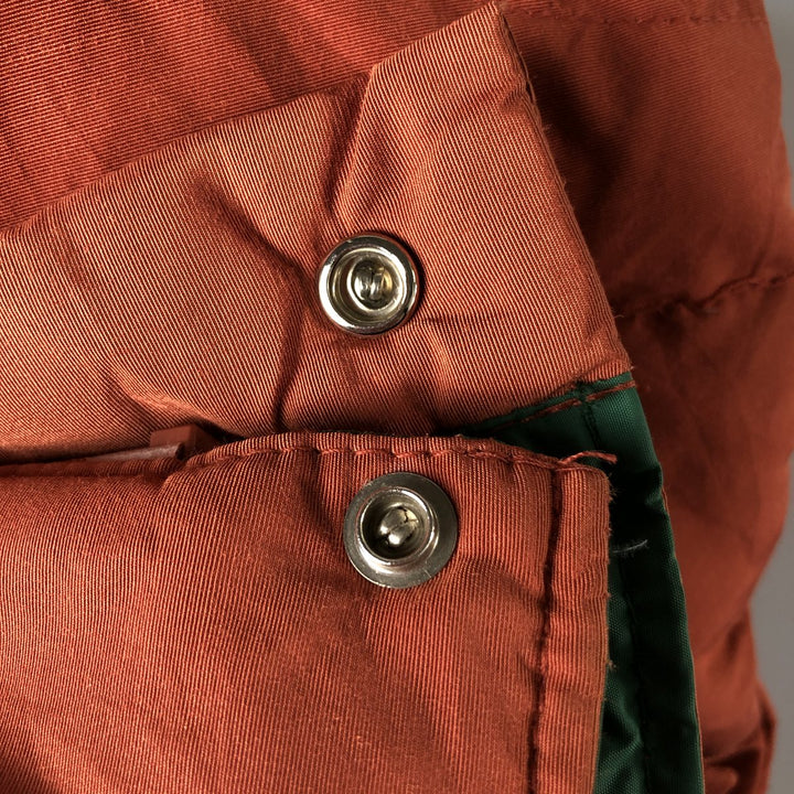 Vintage 1980'S WOOLRICH down vest, size M, men's cotton orange type Vintage Second Hand