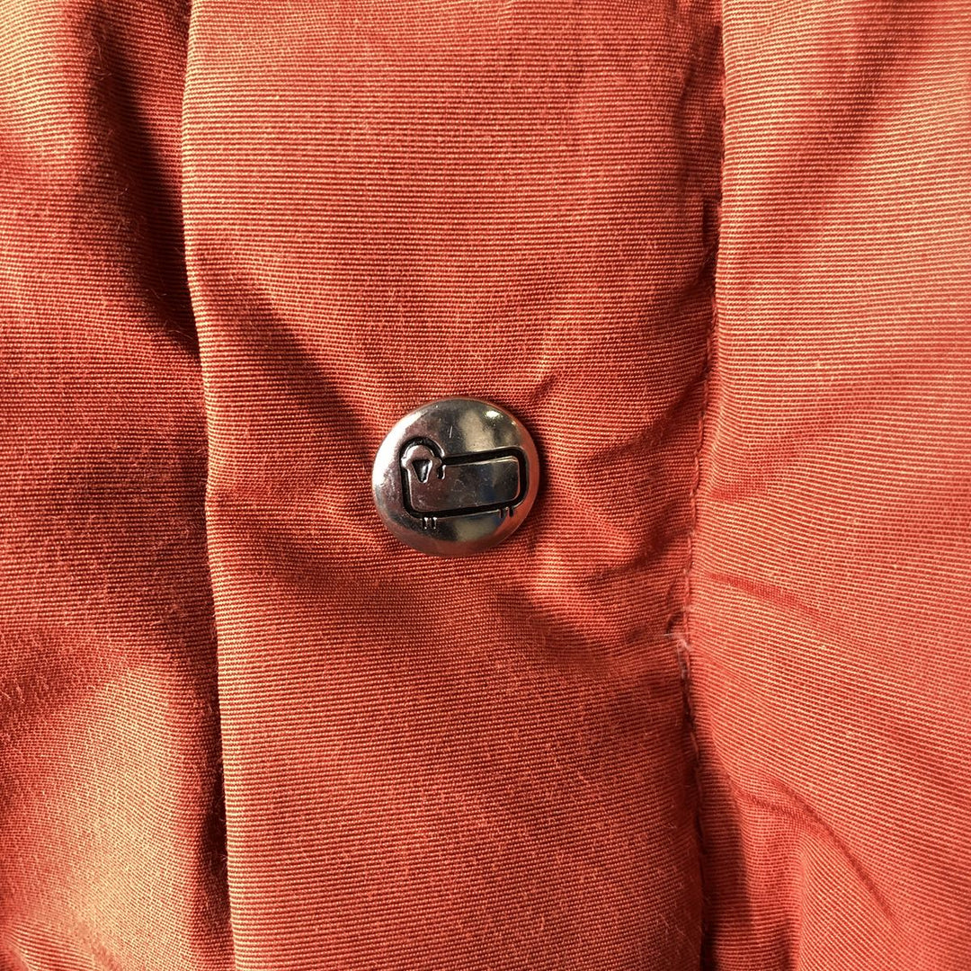 Vintage 1980'S WOOLRICH down vest, size M, men's cotton orange type Vintage Second Hand