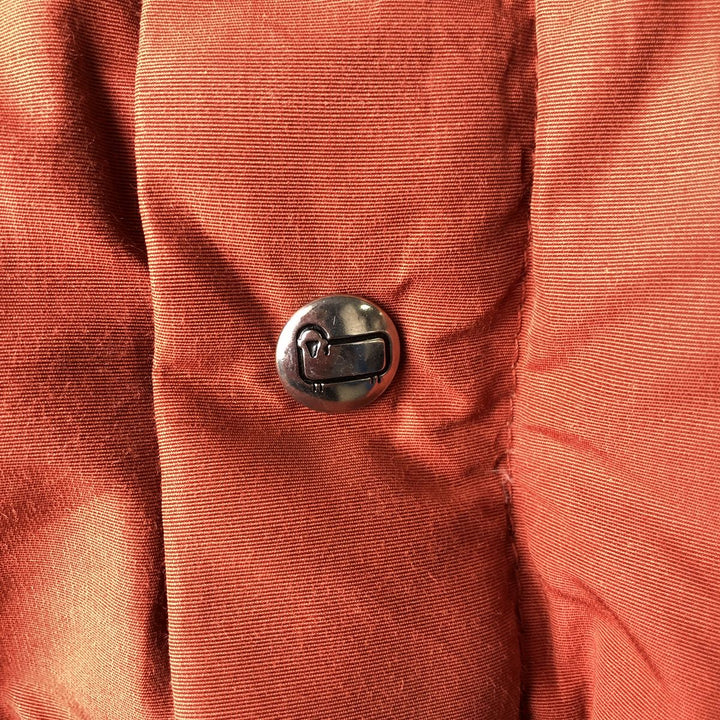 Vintage 1980'S WOOLRICH down vest, size M, men's cotton orange type Vintage Second Hand