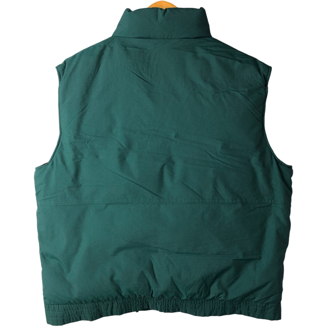 90'S REI Vintage Down Vest, Men's Size L unclear green type Vintage Second Hand