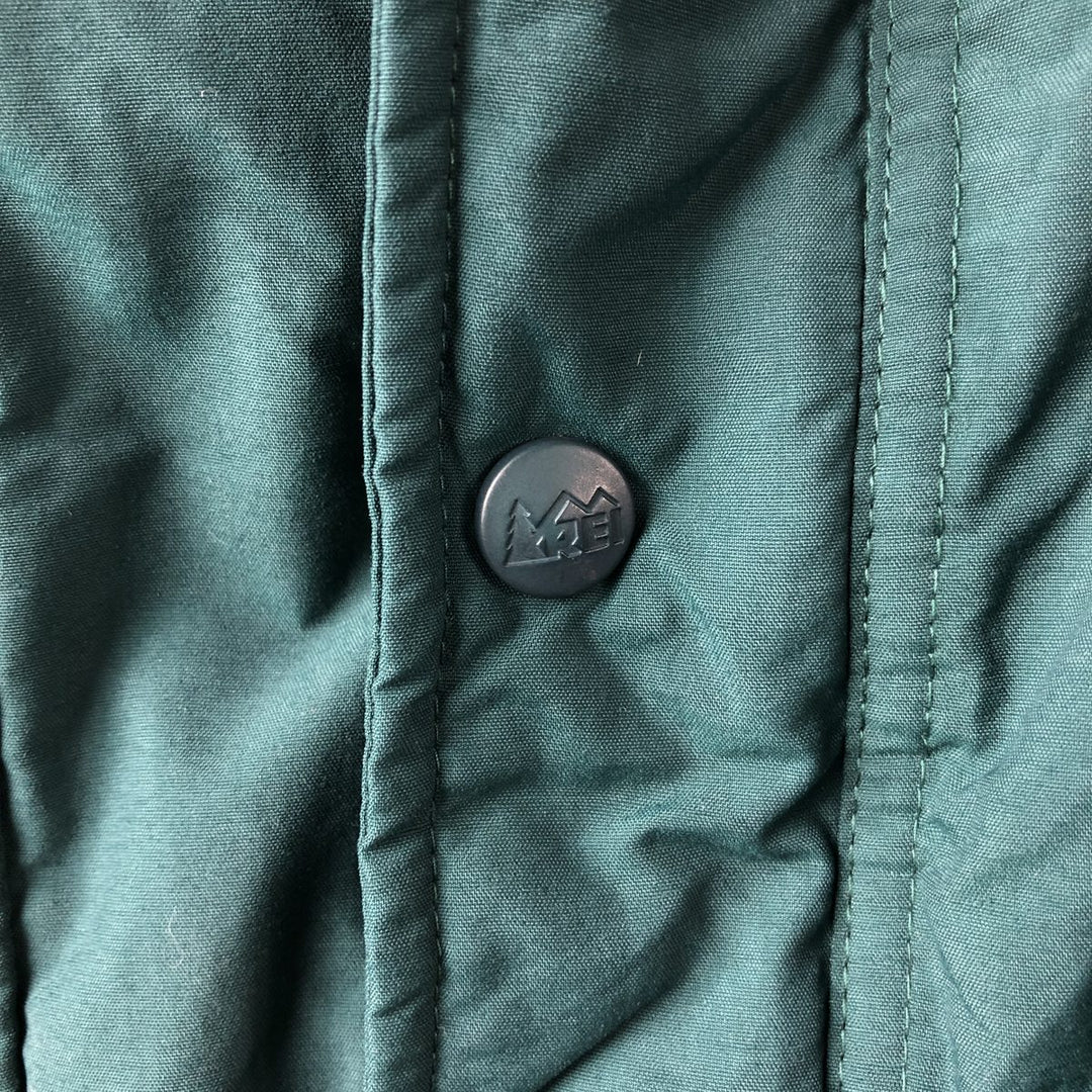 90'S REI Vintage Down Vest, Men's Size L unclear green type Vintage Second Hand