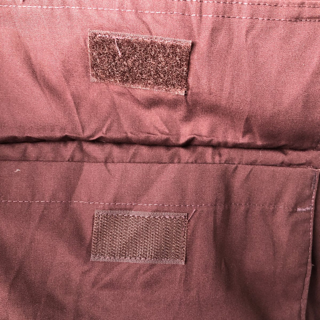 90'S Cabelas Vintage Goose Down Vest, Men's Size Medium polyester burgundy type Vintage Second Hand