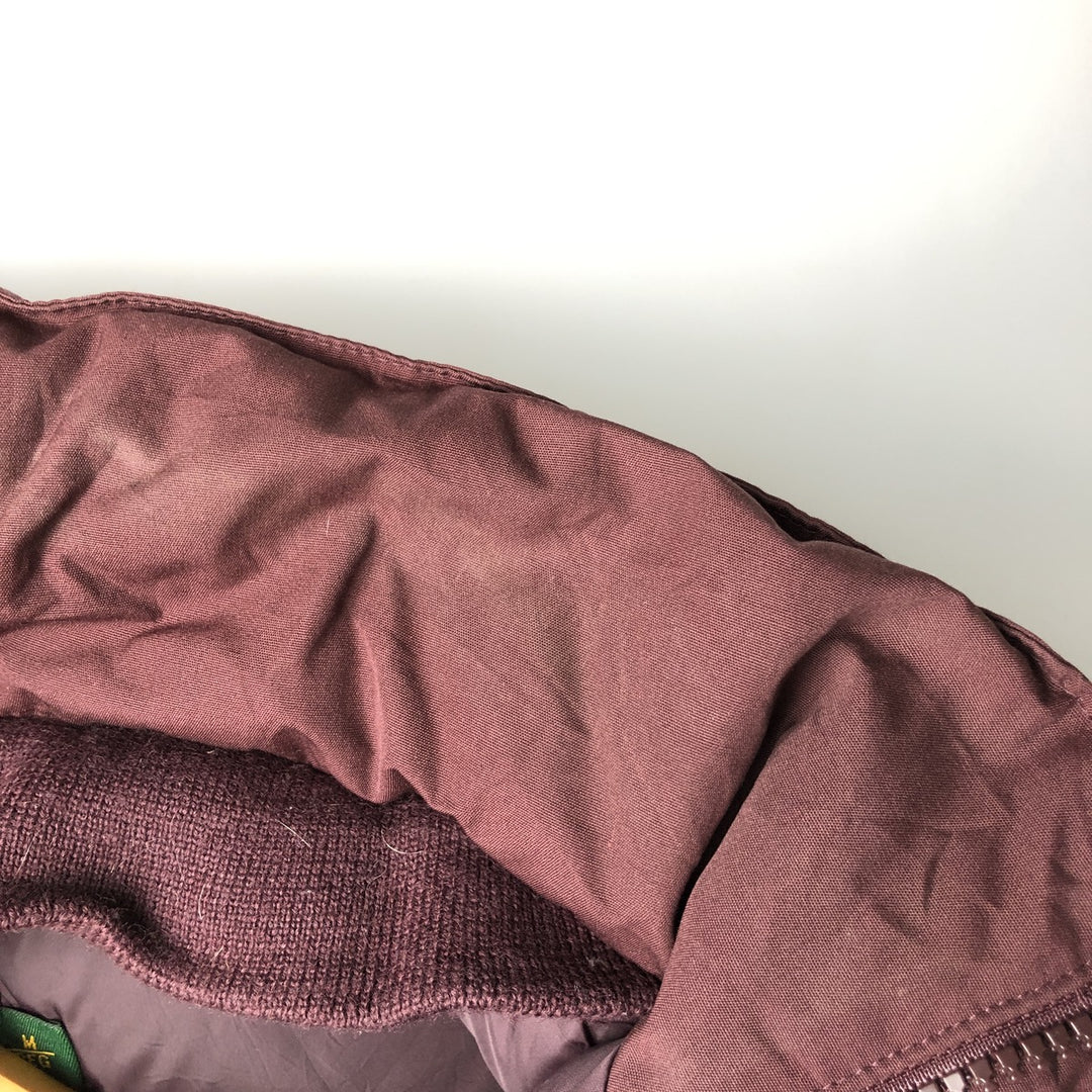 90'S Cabelas Vintage Goose Down Vest, Men's Size Medium polyester burgundy type Vintage Second Hand
